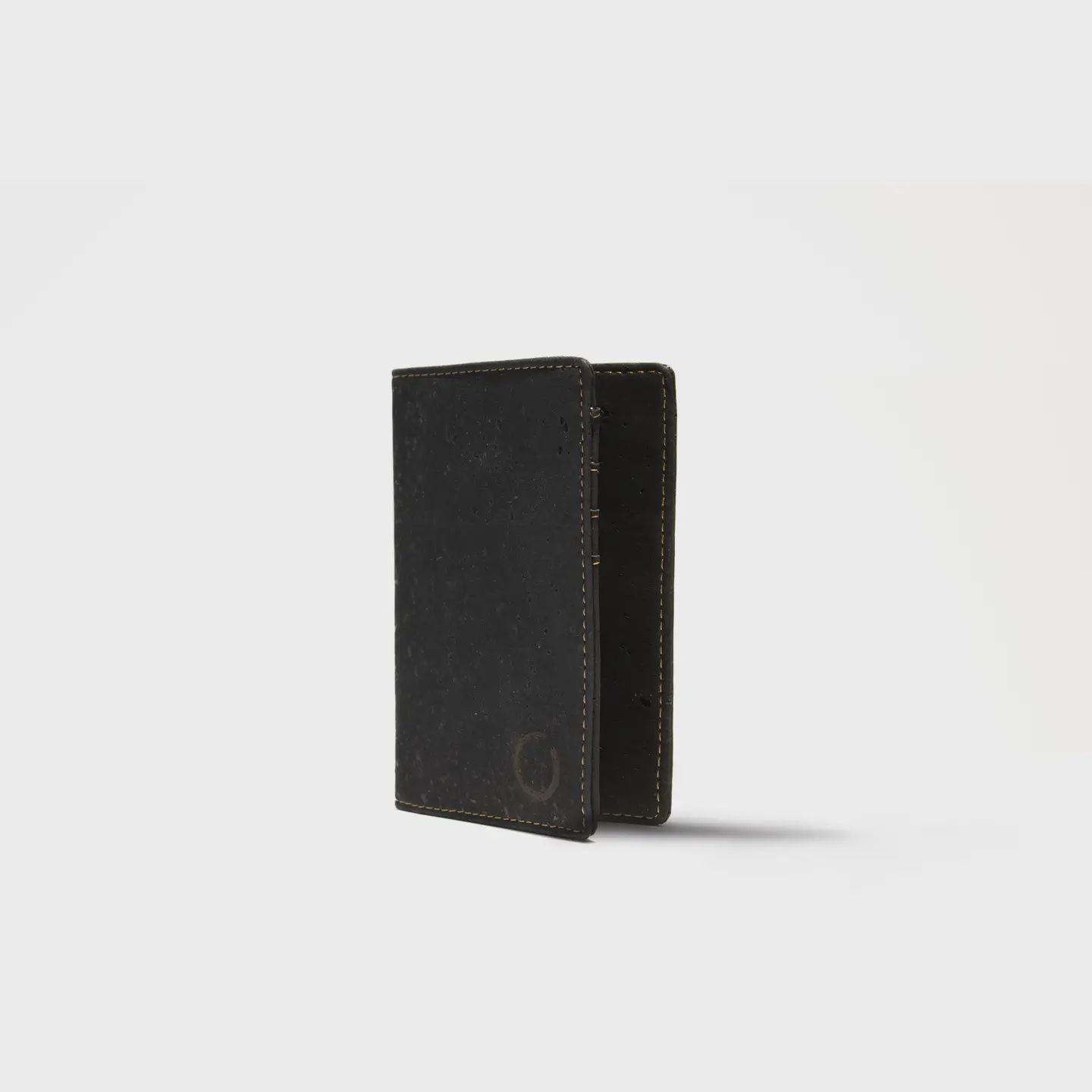 Cork Passport Holder, Colour: Black