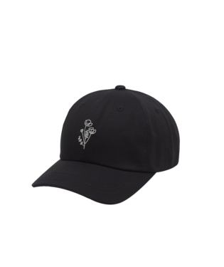 U Flower Embroidery Peak Hat