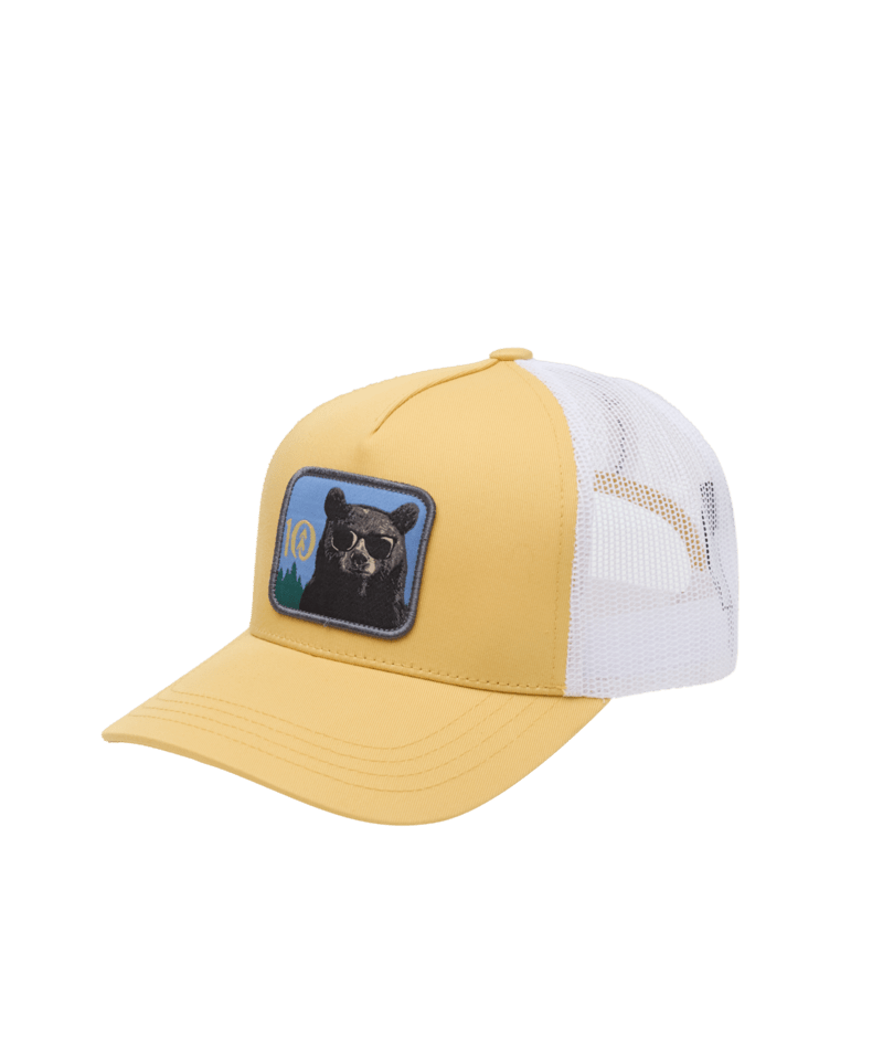 U Lake Logo Altitude Hat, Colour: Dusk Yellow/Bear