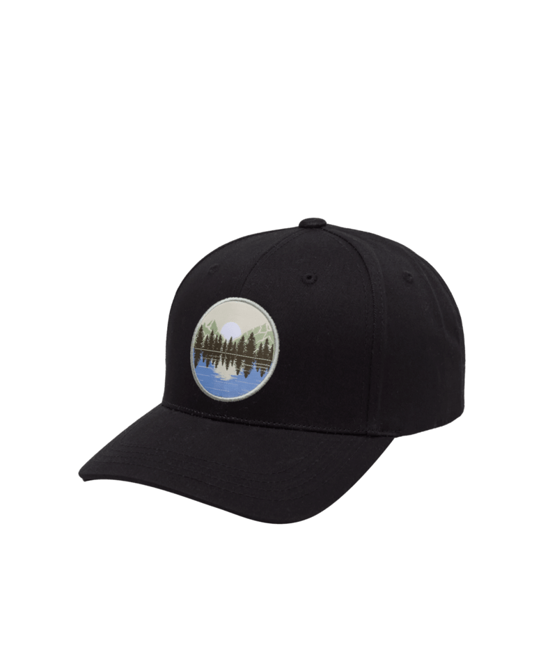 U Lake Patch Elevation Hat, Colour: Meteorite Black/Light Moss