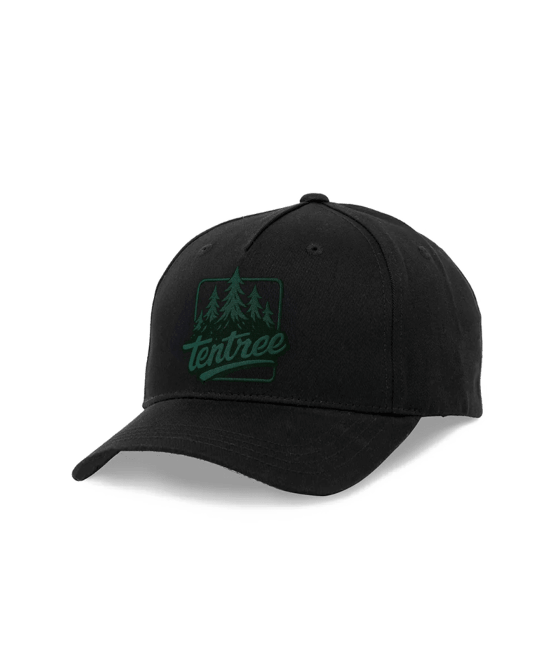 U Tentree Trees Elevation Hat, Colour: Meteorite Black/Green