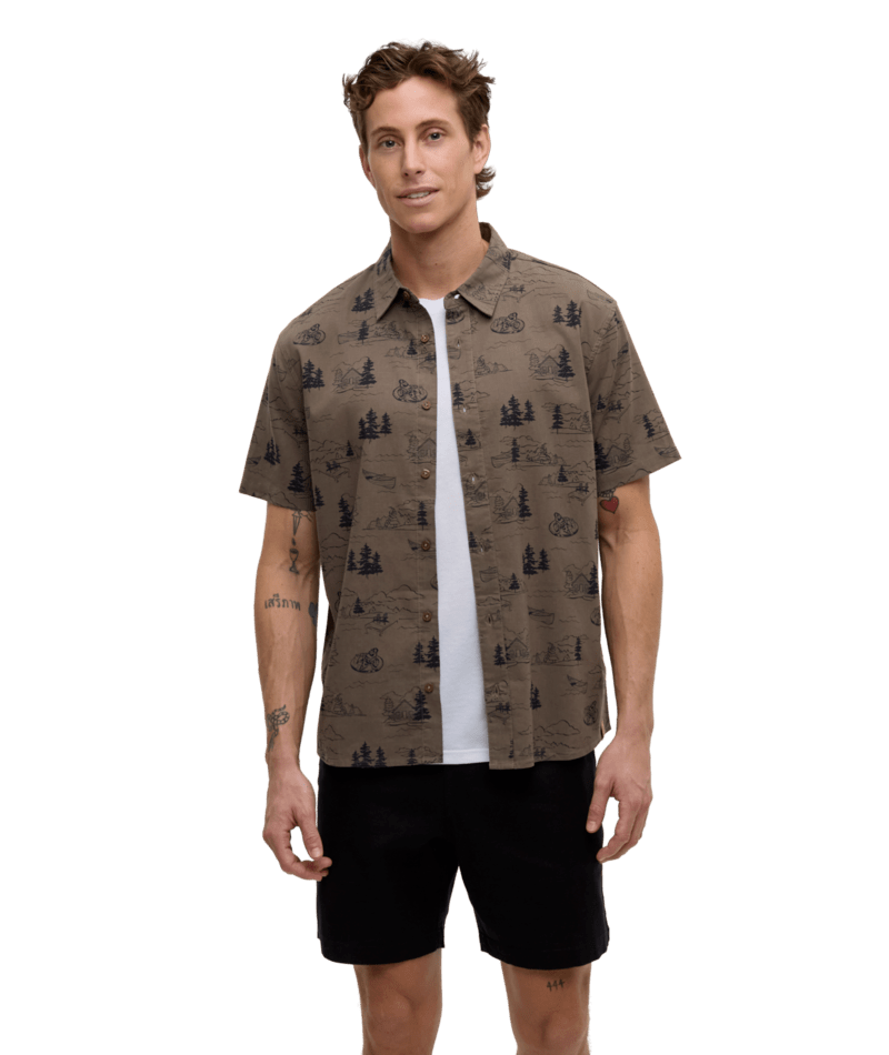 M Redwood Shirt, Colour: Timber/Lake Sasquatch, Size: M