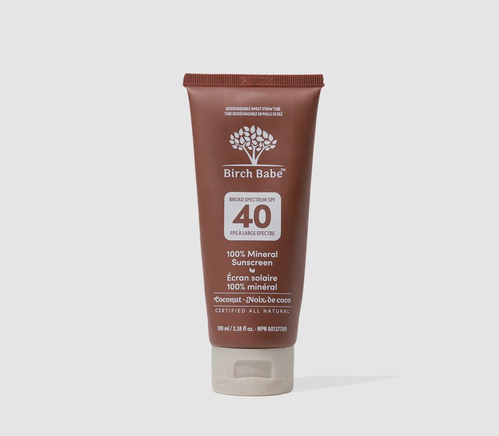 100% Mineral Sunscreen SPF 40, Scent: Coconut