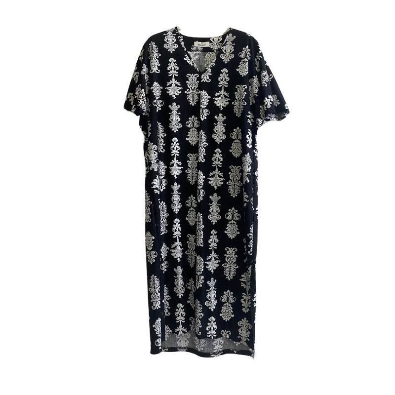 Vestito lungo a maniche corte