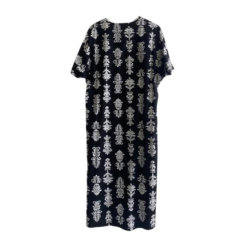 Vestito lungo a maniche corte