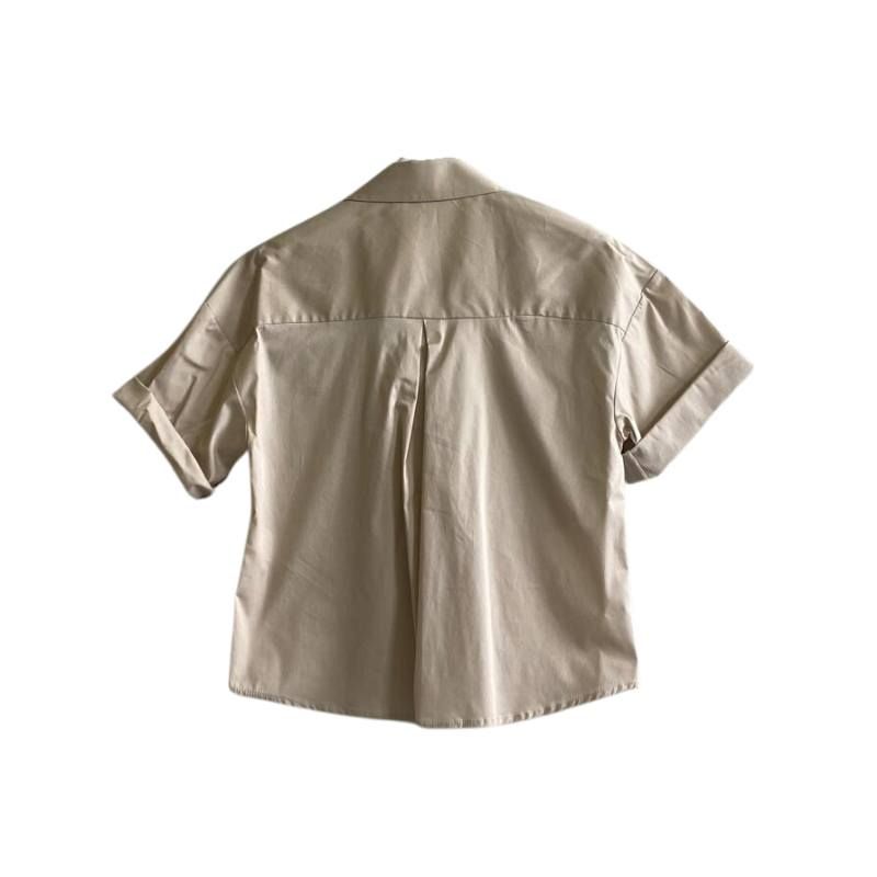 Camicetta maniche corte con scollo a V