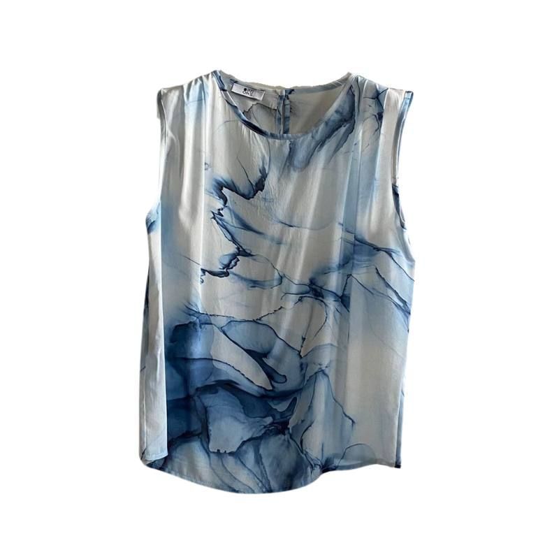 Canotta azzurra fantasia