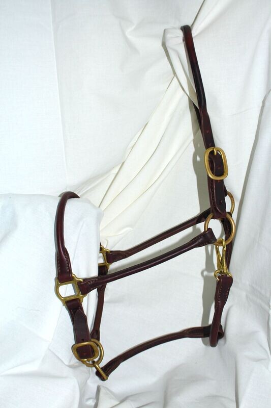 Licol cousu rond Cuir Victoria