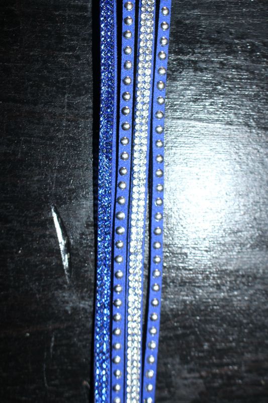 Frontal Strass marine