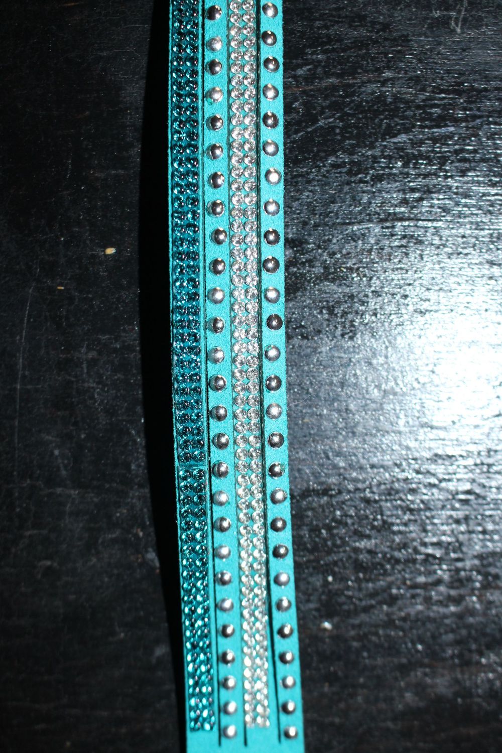 Frontal Strass Turquoise