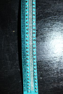 Frontal Strass Turquoise