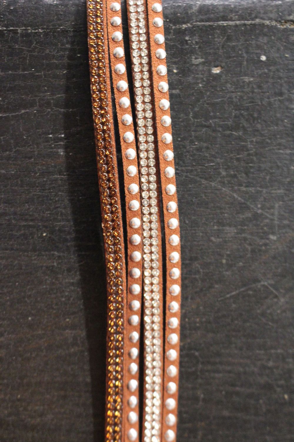 Frontal Strass Marron