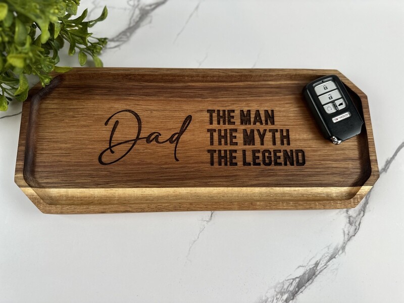 12x5 Acacia Wood Catchall Tray