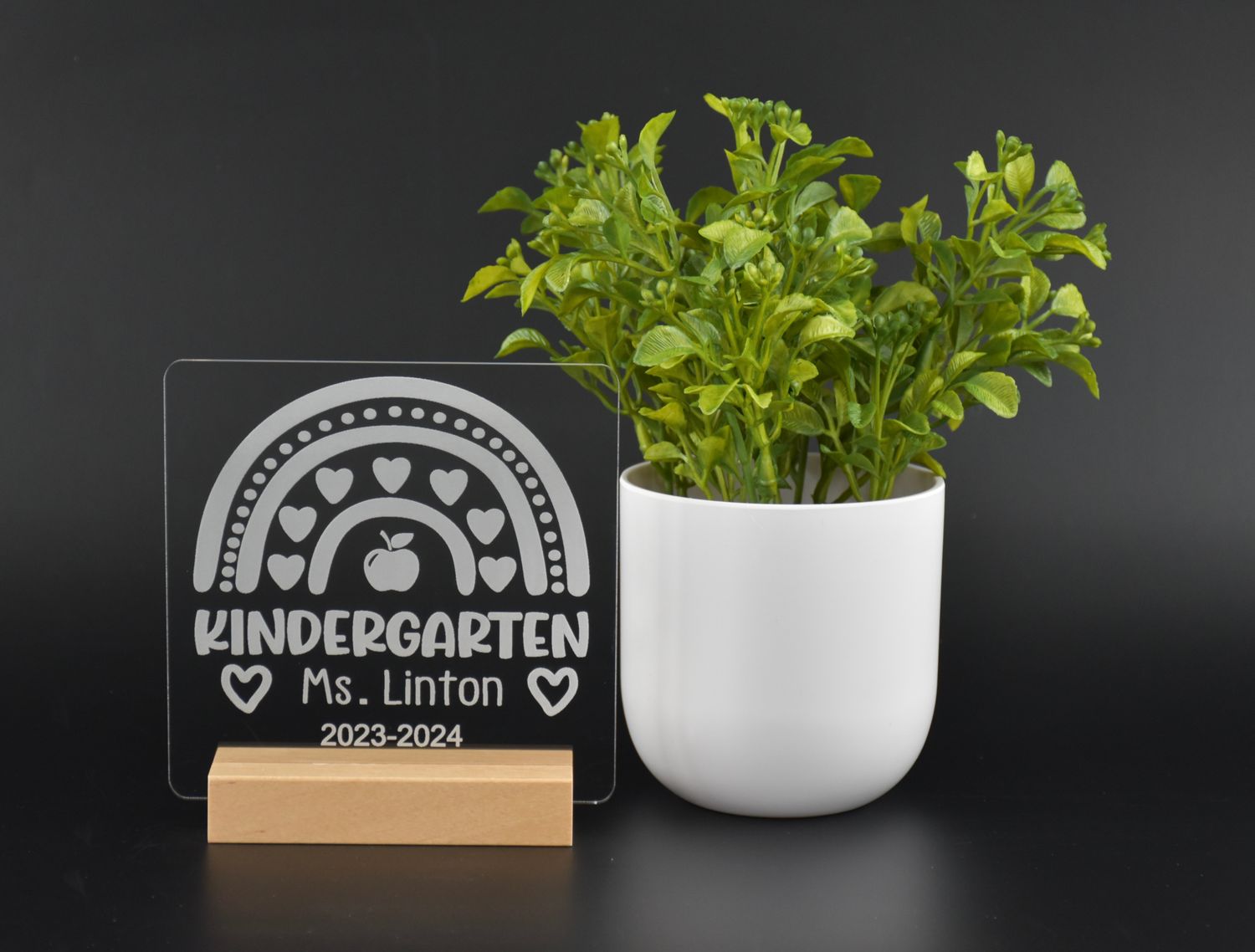 Teacher Desk Plaque