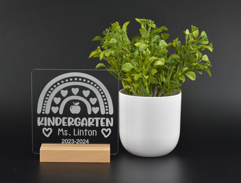 Teacher Desk Plaque