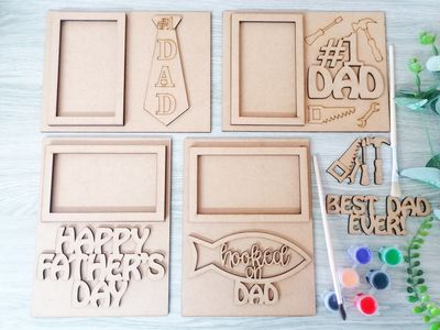 DIY Father&#39;s Day Paint Kit Picture Frames