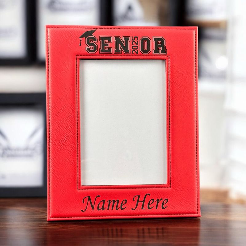 Personalized 5X7 Leatherette Picture frame