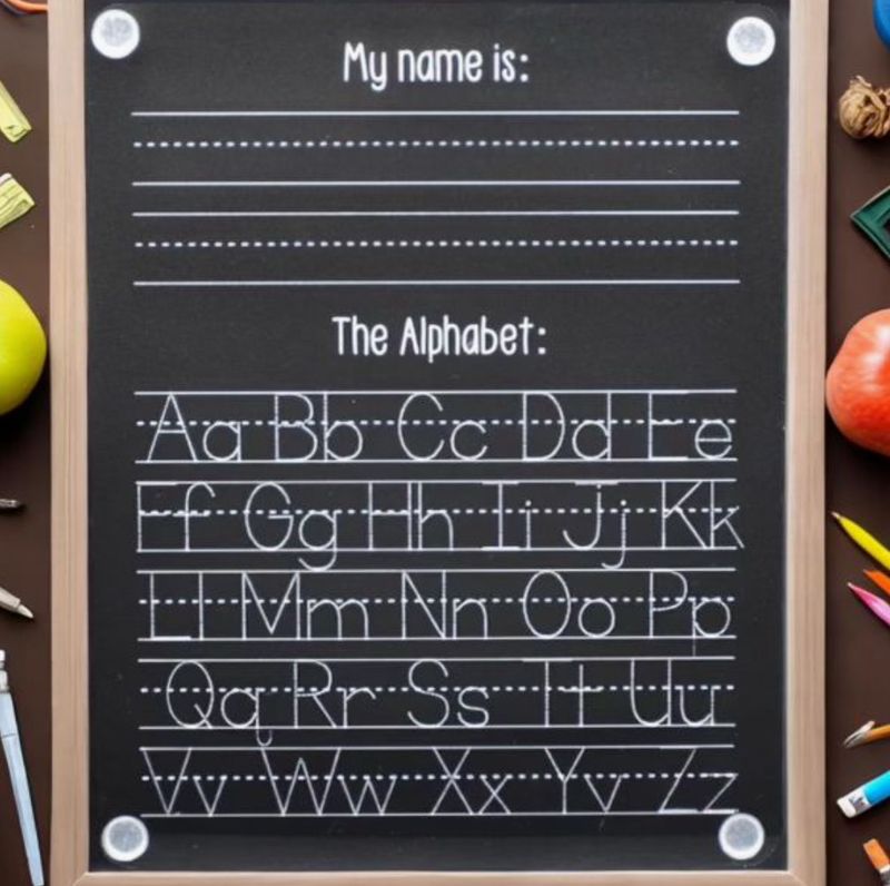 Kids Acrylic Learning Board Bundle