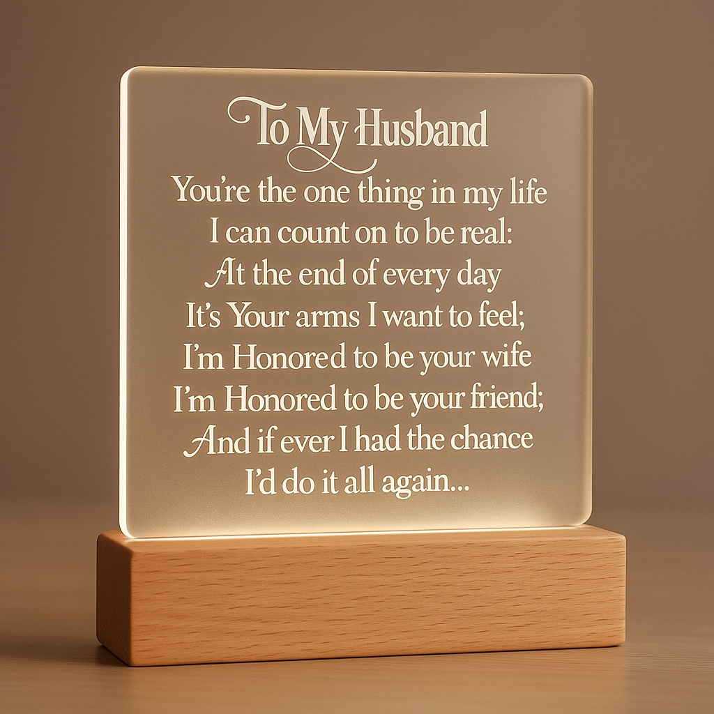 To My Husband LED Display