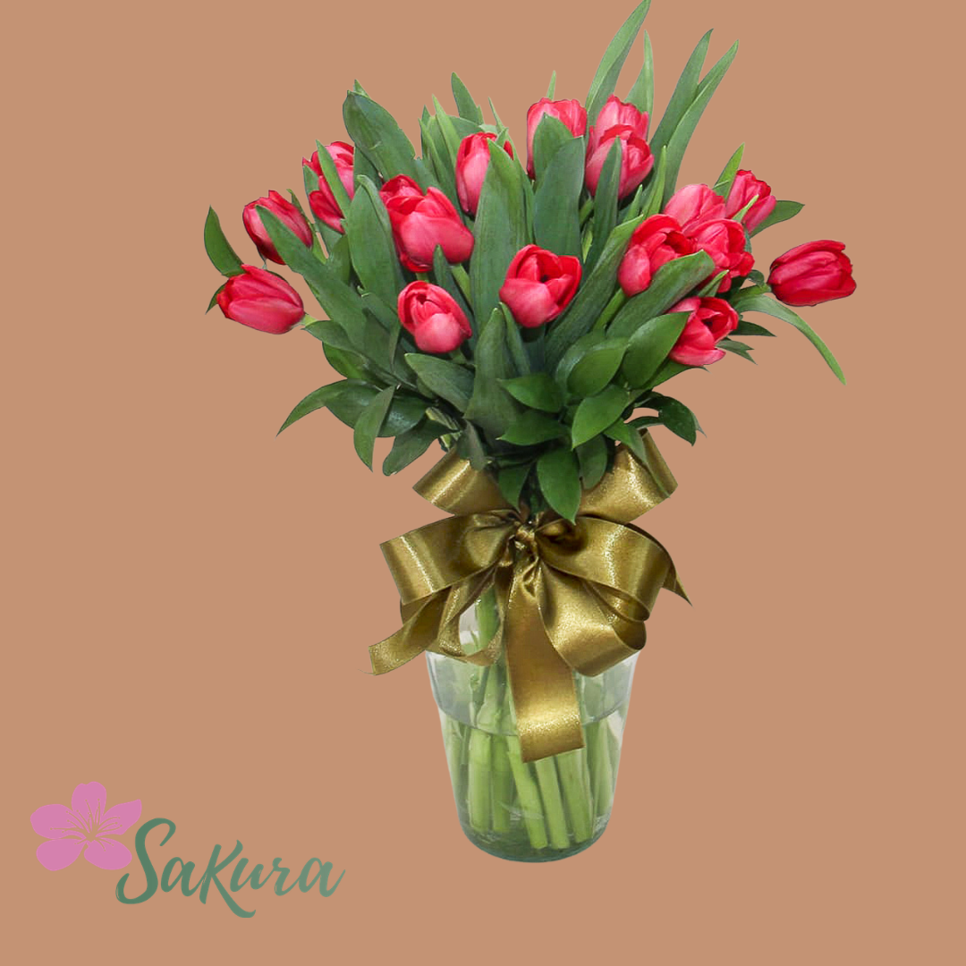 20 tulipanes
