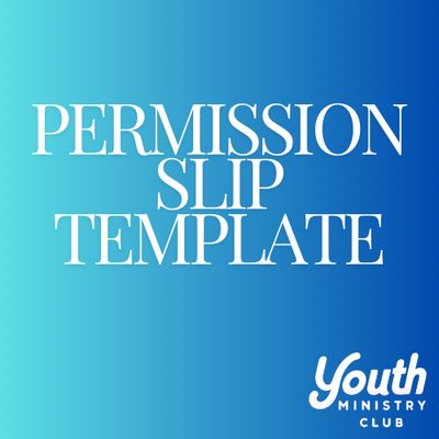 Permission Slip Template