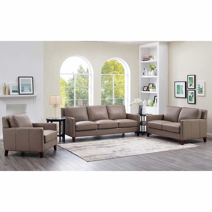 West Park 3piece Leather Set