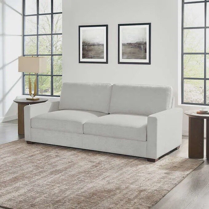 Lambert Fabric Sofa with 2 Storage Seats