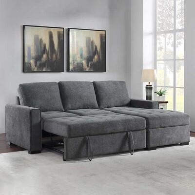 Kendale Sleeper Sofa with Storage Chaise