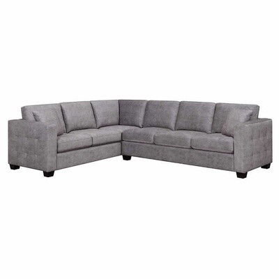 Kylie Fabric Sectional with Ottoman