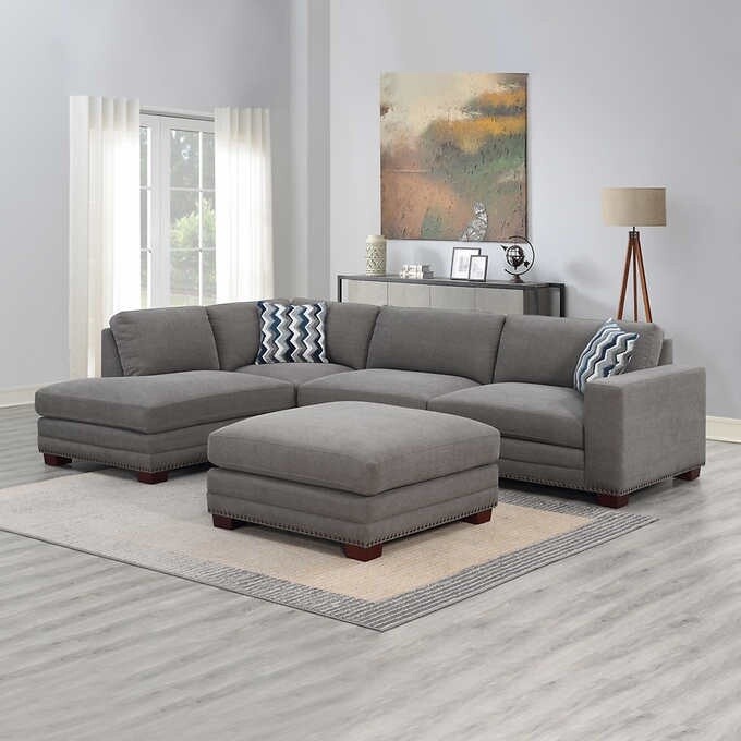 Penelope Fabric Sectional with Ottoman