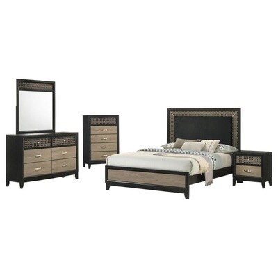 5-piece Queen Bedroom Set Black