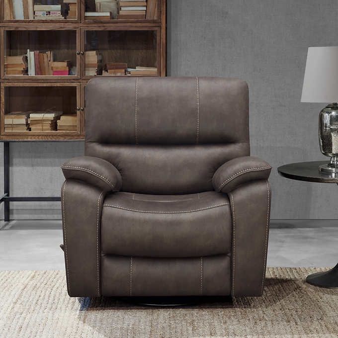 Henley Fabric Swivel Glider Recliner
