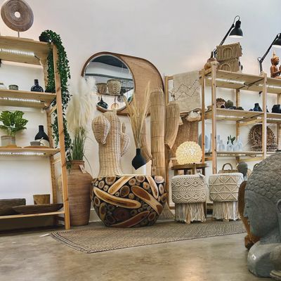 Macrame stool