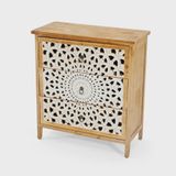 Nightstand Modern Indian wood 3 Drawers