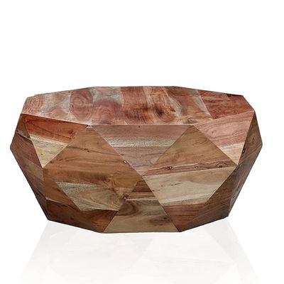 Acacia wood Diamond Coffee Table