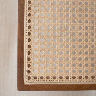 Mango and Cane Side Table 1039