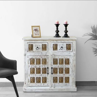 solid wood vintage sideboard