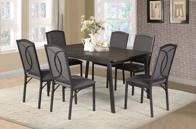 Genoa - 7PC Dining Set, Table and 6 Chairs