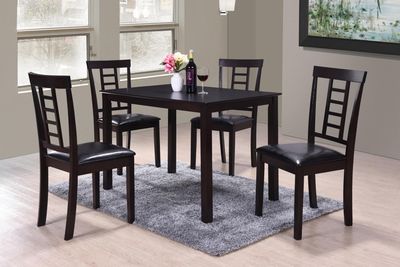 Pena 5PC Dining Set, Table and 4 Chairs