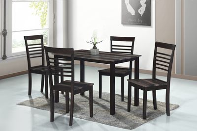 Salerno - 5PC Dining Set, Table and 4 Chairs