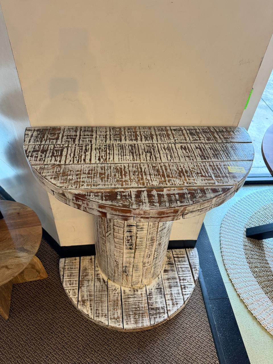 Half Wood Table