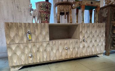 TV console Rustic Reclaimed Industrial