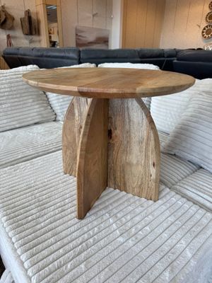 Side table is crafted