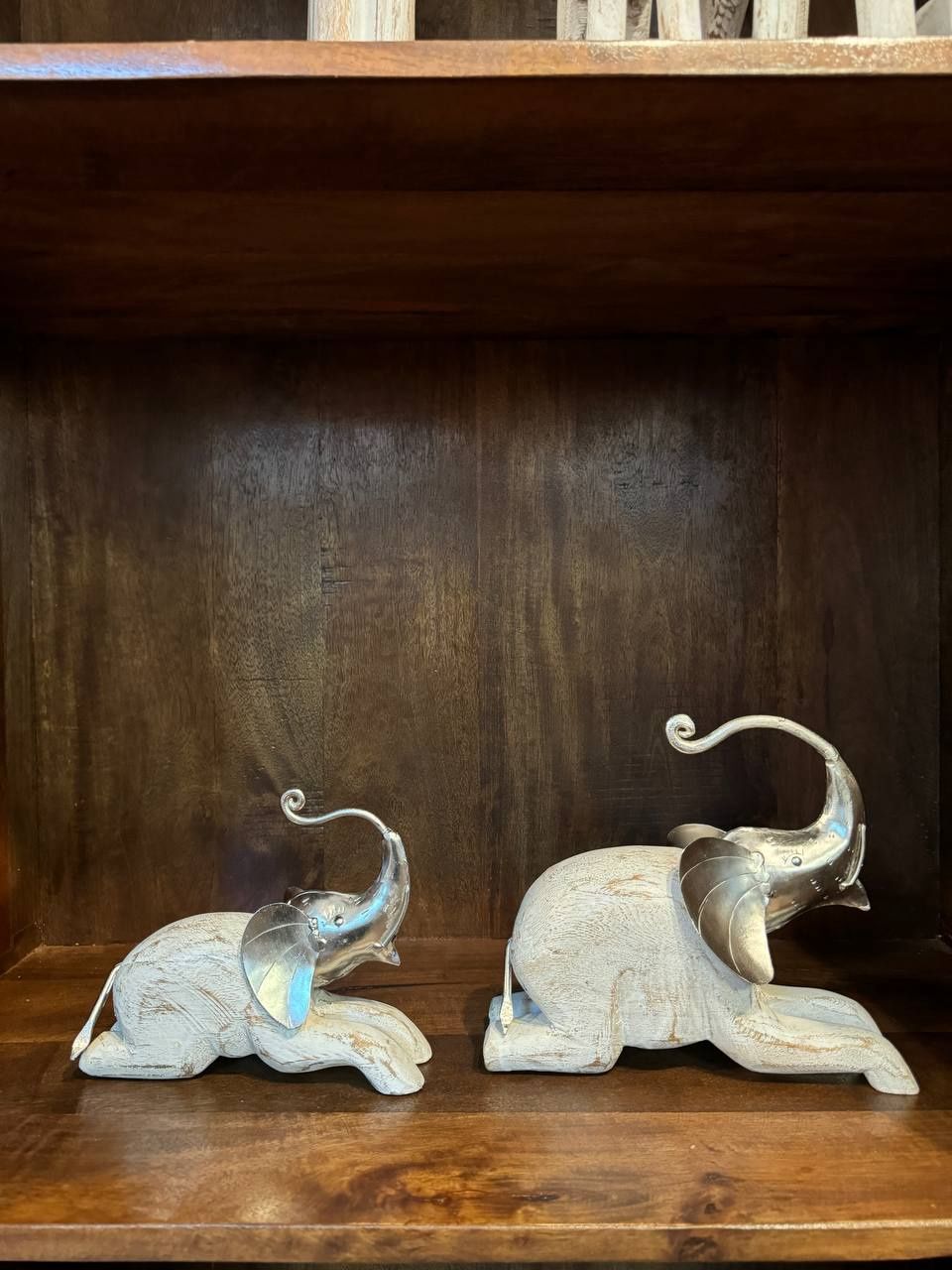 elephant made of wood/iron S