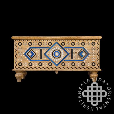 Handmade Carved  Trunk