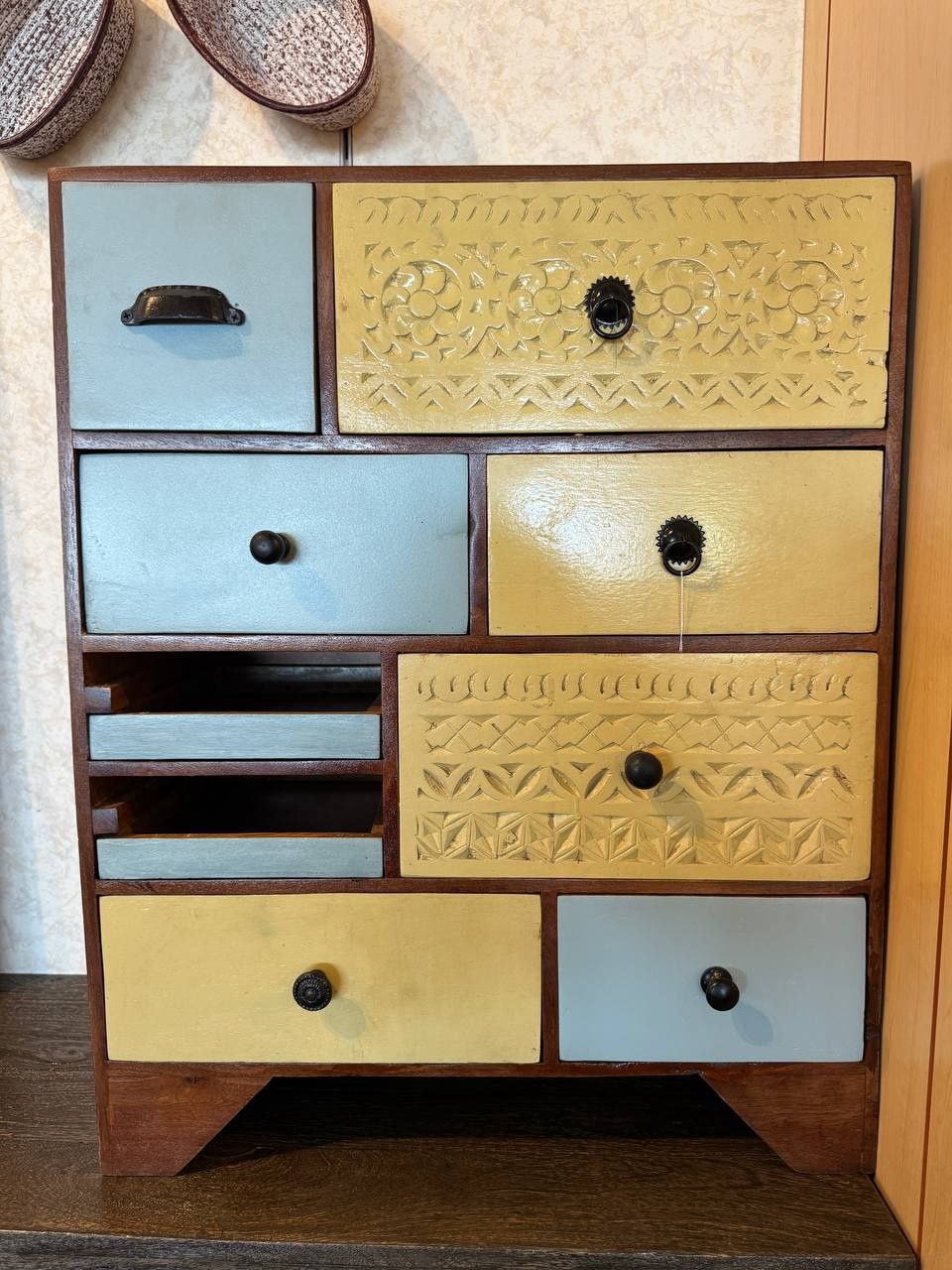 D WDN Carved Chest of Drawers