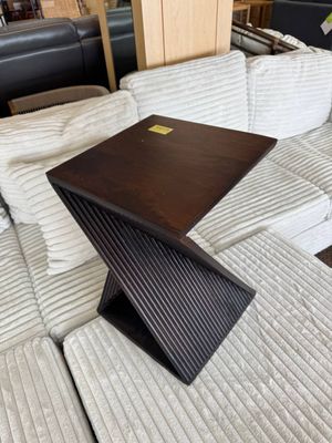 Natural mango wood side table