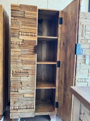 Indian Reclaimed Wood Cabinet
