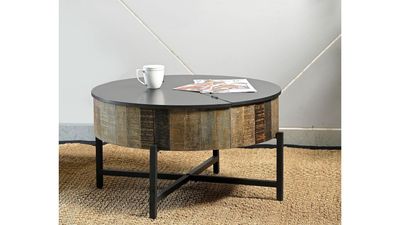round storage coffee table