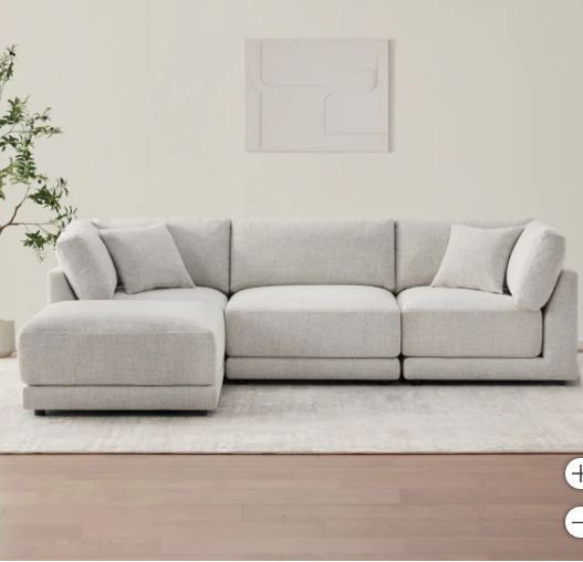Dayna 4-piece Fabric Modular Sectional
